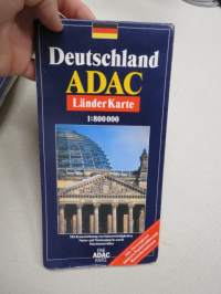 Deutschland - ADAC Länderkarte 1 : 800 000 -kartta