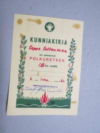 Kunniakirja... Polkuretki 1963 - Tampereen Vaeltajat ry