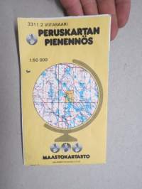 Viitasaari, maastokartasto - Peruskartan pienennös 3311 2, 1985