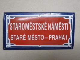 Stare Mesto - Praha 1 -emalikyltti, matkamuisto, uustuotantoa