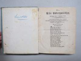 Åbo Underrättelser 1830 -inbunden årsgång / sidottu vuosikerta