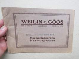 Weilin & Göös - Marmoripapereita / Marmorpapper -mallikirja