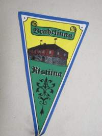 Ristiina - matkailuviiri / souvenier pennant
