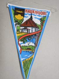 Haukivuori - matkailuviiri / souvenier pennant