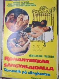 Romantiikkaa sängynlaidalla -elokuvajuliste / movie poster