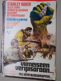 Viimeiseen vesipisaraan... -elokuvajuliste / movie poster