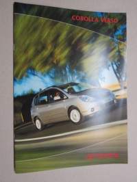 Toyota Corolla Verso -myyntiesite / sales brochure