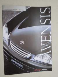 Toyota Avensis -myyntiesite / sales brochure