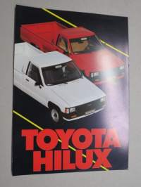 Toyota Hilux -myyntiesite / sales brochure