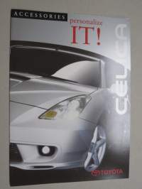 Toyota Celica -myyntiesite / sales brochure