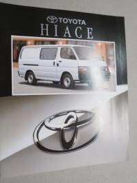 Toyota Hiace -myyntiesite / sales brochure