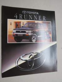 Toyota 4 Runner -myyntiesite / sales brochure