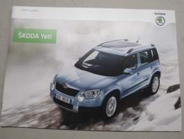 Skoda Yeti -myyntiesite / sales brochure