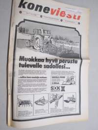 Koneviesti 1976 nr 3 - sis, mm. Seuraavat artikkelit, Kuusi tosiasiaa, jotka jokaisen maanviljelijän on hyvä tietää laborista, Lama on ohi euroopassa, ym.