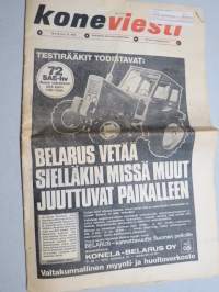 Koneviesti 1975 nr 19 - sis, mm. Seuraavat artikkelit,  Keskittämsen seuraukset, Opintomatkalla Itävallassa, Tshekkoslovakian maatalouskone-tuotantoa 1, ym.