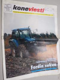 Koneviesti 1999 nr 5 -  Kokeilussa New Holland TS 110 ES Fordin sukua, Nahkahousujen markkinoilla, Case ja Zetor - Keskon traktori-uutuudet, ym.