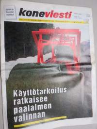 Koneviesti 1999 nr 13 - Jurvan ja Kouvolan näyttelyt, Käyttötarkoitus ratkaisee paalaimen valinnan, Vantaita vaille suorakylvökone, Vuosisadan traktorit -osa III,ym.