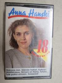 Anna Hanski - 18 Suosituinta -C-kasetti / C-cassette