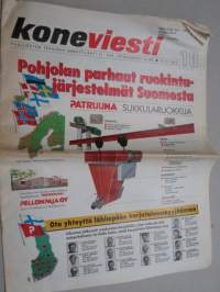 Koneviesti 1993 nr 10 - Keskittyminen vai näivettyminen?, Pyöröpaalien käsittely ruokintavaiheessa, Monikäyttöinen paalisilppuri, ym.