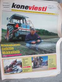 Koneviesti 1996 nr 12 - Täsmäviljely ponnistaa eteenpäin, Mikä on täsmäviljely?, Nivelakselin kunnostus, Monitoimi-traktori, Viljelyrengas kehitti liekitinproton,ym.