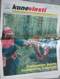 Koneviesti 1997 nr 1 - Kustannusjahtia tehostettava, Monipuolinen järjestelmätraktori, Veikko Lifflanderin traktoriproto - Kymmenen vuoden työ, ym.