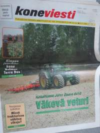 Koneviesti 1998 nr 21 - Täsmätekniikkaa lietteenlevitykseen, Fordissa vähiten vikoja, Valtra Valmetilta Traktori-haitekkiä, Elmian hallit täyttyivät, ym.