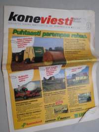 Koneviesti 1994 nr 9 - Onko sijaa maatalouskoneurakoinnille?, Kilpailukykyä maidontuotantoon, osa 2, Tehoa ja tarkkuutta Tanskassa, Tilinpäätösten tarkastelua, ym.