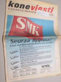 Koneviesti 1989 nr 1 - Rakentamisen suunnat, Valmet Englannissa - Uutta potkua maahantuojan vaihdolla, Viro kaipaa käytettyjä maatalouskoneita, ym.