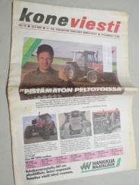 Koneviesti 1989 nr 16 -Euroopan traktoriunioni, Pysyy ja paranee,Jukeva-järjestelmä -monta työvälinettä samaan runkoon,Konekentän laidalta -konepoistot muuttuvat,ym.