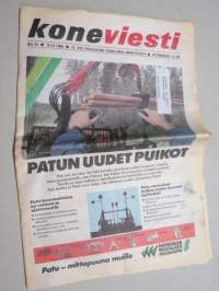 Koneviesti 1989 nr 22 - Maatalouskone-teollisuutemme mahdollisuudet, Kovaa vetoa - Hollantilaisittain, EM-vetokilpailut. Flevohof, Valmetin uusi tilausjärjestelmä,ym