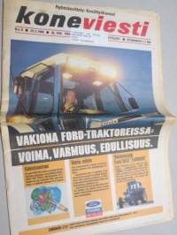 Koneviesti 1988 nr 6 -Ideat tuloksi,SIMA 88 -Uutuus-kirjoa,Palkintojenjako Agrico-näyttelyssä -Ideakilpailuun tui 480 ehdotusta, Äkeen piikeistä ja vähän äkeistäkin.