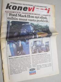 Koneviesti 1987 nr 6 - Talvimaatalousnäyttelyä tarvitaan jatkossakin, SIMA, Valmet H 800 - Traktori moneen lähtöön, Kera etsii yrittäjiä, ym.