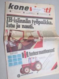 Koneviesti 1984 nr 12 - kesä kaikkialla, Traktoreiden hintapörssi, Neuvontasopimus monipuolistaa mikrotietokoneen käyttöä, Minne lannoitteet leviävät?, ym.