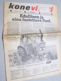 Koneviesti 1981 nr 13 - Ongelmallinen salaojitustilanne, Naisten ajotaitokilpailut, Öljy tai kurjuus, Toistuvat moottorivauriot oikeuttivat kaupan purkuun, ym.