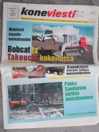 Koneviesti 2000 nr 20 - Isoilla kattiloilla pitkät toimitusajat, Artjärvellä panostetaan puuenergiaan, Tehokasta ja edullista nurmirehun korjuuta, ym.