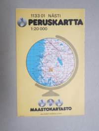 Nästi peruskartta 1984, 1:20 000, 1133 01