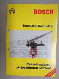 Paineilmajarrujärjestelmien laitteet - Bosch Teknistä tietoutta