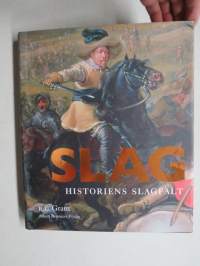 Slag - Historiens Slagfält -taistelut sotahistoriassa, aikakausi, niiden kulku, aseet, ym. - ruotsinkielinen
