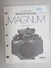 Kohler Magnum Twin Cylinder Engine Model M18 & M20 Service manual -huolto-ohjekirja englanniksi