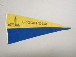 Stockholm -matkailuviiri / paikkakuntaviiri / souvenier pennant