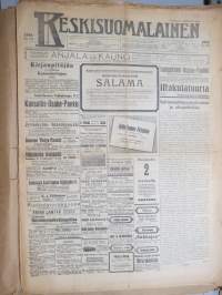 Keskisuomalainen 14.6.1918 -sanomalehti