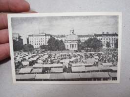 Turku - Åbo, Kauppatori - Salutorget, postikortti - postkort, 1940-luvulta, käyttämätön, tukkuliikkeen vanhaa varastoa
