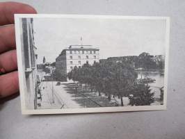 Turku - Åbo, Linnankatu - Slottsgatan, postikortti - postkort, 1940-luvulta, käyttämätön, tukkuliikkeen vanhaa varastoa