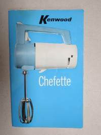 Kenwood Chefette (käyttö)ohje- ja reseptikirja