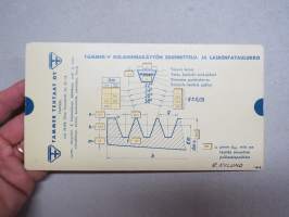 Tammer V-kiilahihnakäytön suunnittelu- ja laskentataulukko -valintataulukko liikuteltavalla vetolevyllä