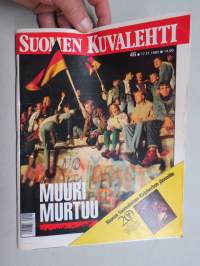 Suomen Kuvalehti 1989 nr 46, 17.11.1989, Berliinin muuri murtuu -reportaasi, Näin syntyi sinipuna(hallitus), Talvisota - 64 näköissivua talvisodan ajalta