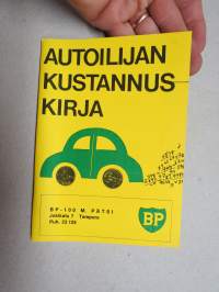 Autoilijan kustannuskirja - BP British Petroleum - BP-100 M. Pätsi, Tampere