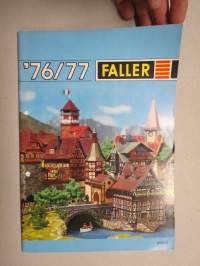 Faller 1976 / 1977 Accessories for the model railroad - Accessoires pour trains miniatures - Toebehoren voor de model-spoorbaan -catalogue / tuoteluettelo