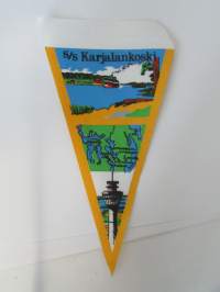 s/s -Karjalankoski -matkailuviiri, pikkukoko / souvenier pennant
