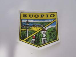 Kuopio -kangasmerkki, matkailumerkki, leikkaamaton